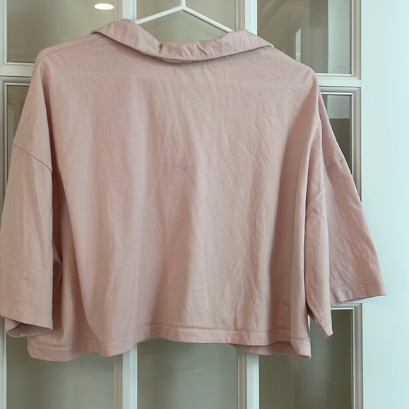 DUSTY ROSE CROPPED T SHIRT (XXL) - Picture 2 of 7